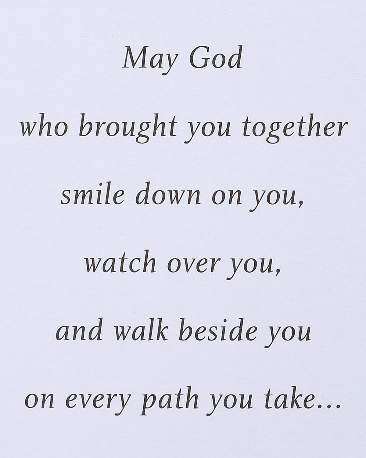 American Greetings Religious Wedding Card (Special Couple) - Image 3