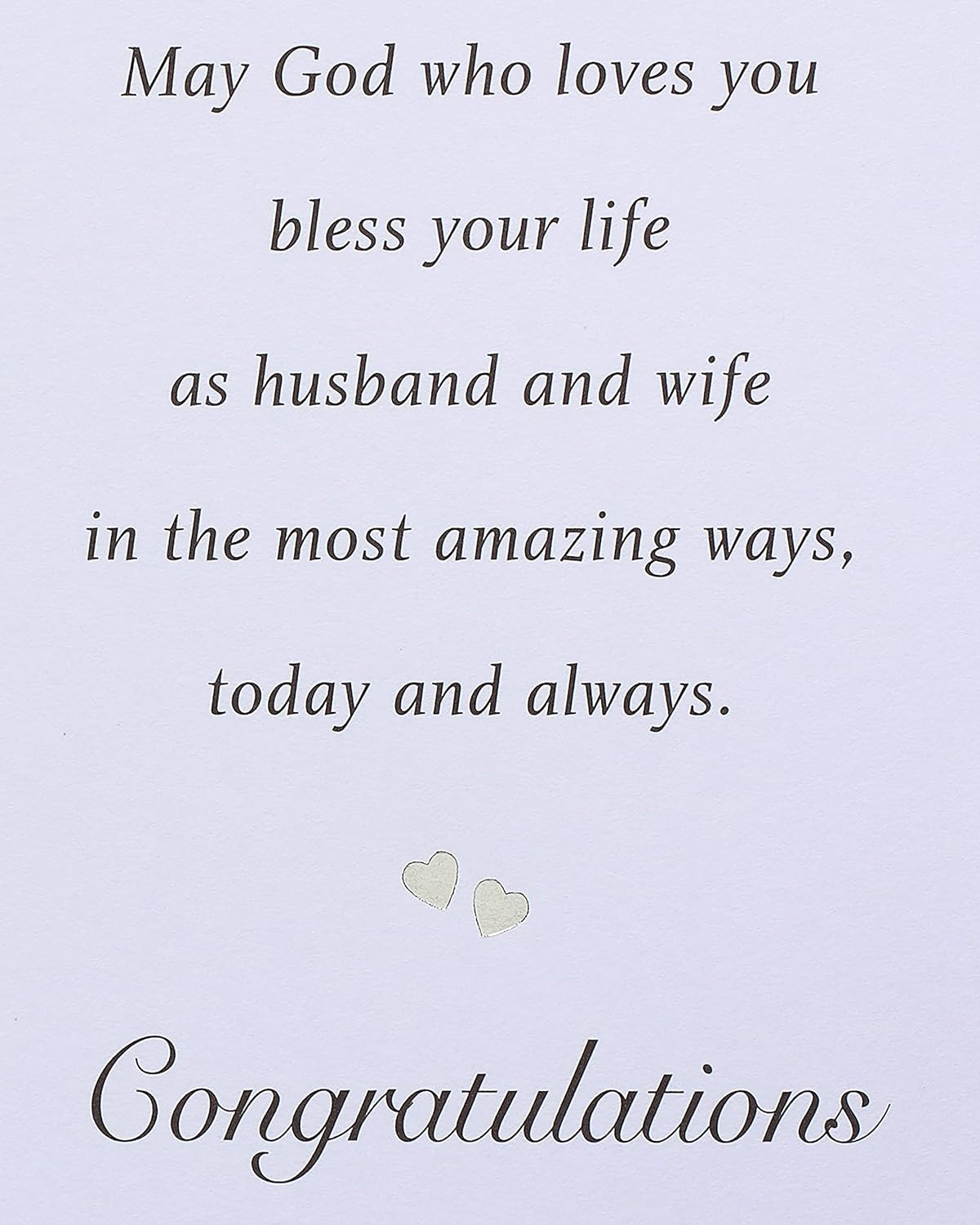 American Greetings Religious Wedding Card (Special Couple) - Image 4